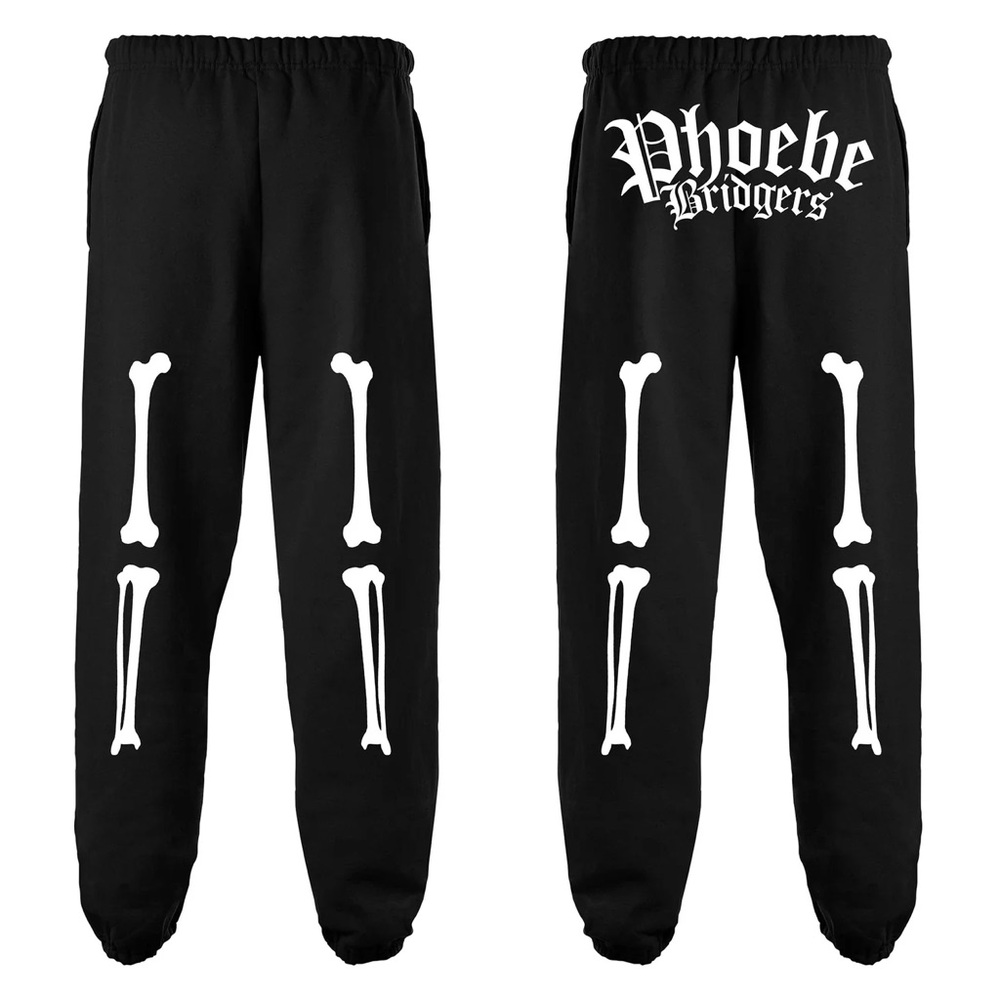 Phoebe Bridgers Punisher Skeleton Sweatpants size M